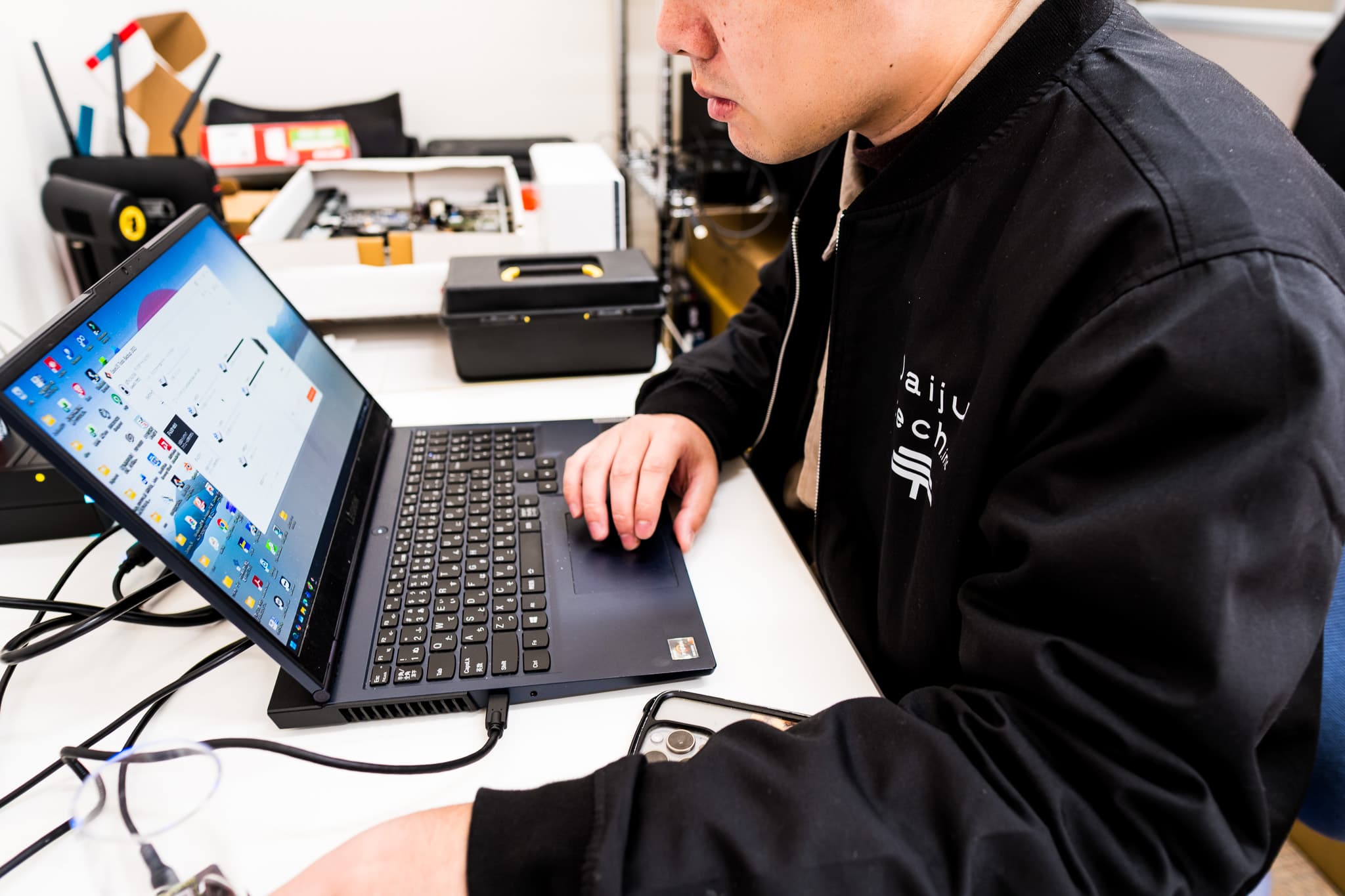 動作確認・クリーニング