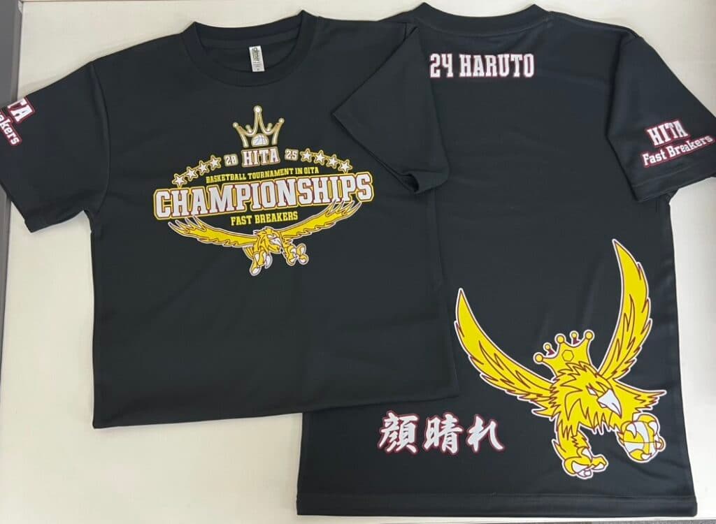 バスケットボール部様 オリジナルTシャツ